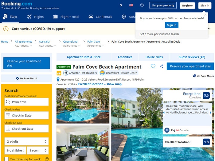 http://www.booking.com/hotel/au/palm-cove-beach-apartment.html