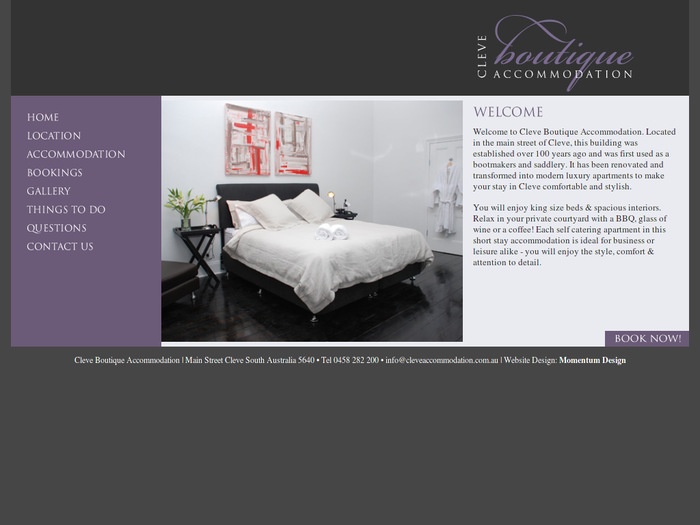 http://www.cleveaccommodation.com.au