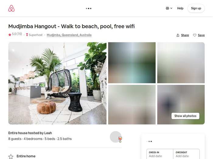 http://www.airbnb.com/h/mudjimbahangout