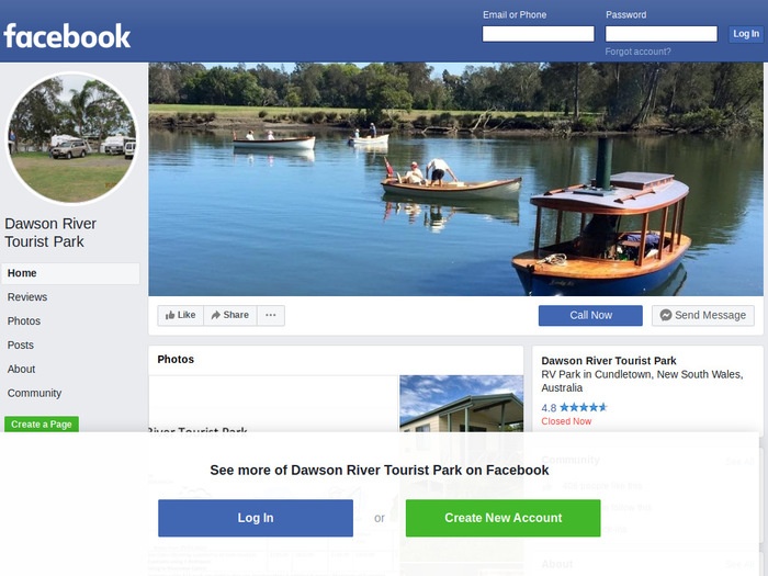http://www.dawsonrivertouristpark.com.au/