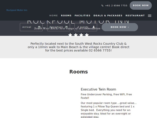 http://www.rockpoolmotorinn.com.au/