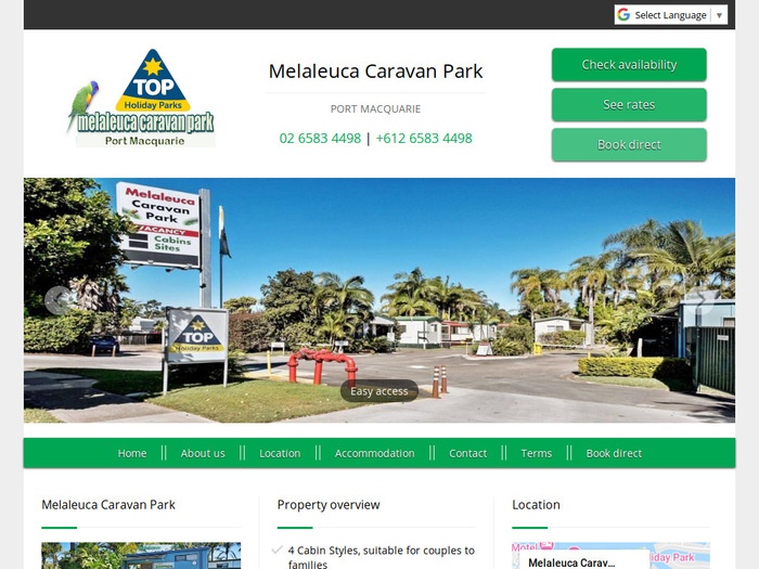 http://www.melaleucacaravanpark.com.au/