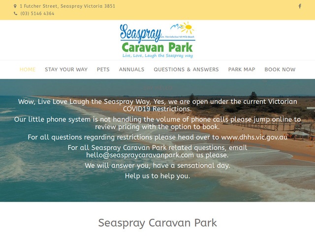 http://www.seaspraycaravanpark.com